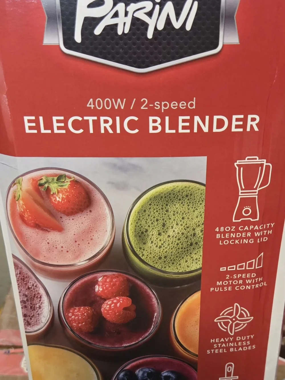 Parini Countertop Blender - Classic White Finish